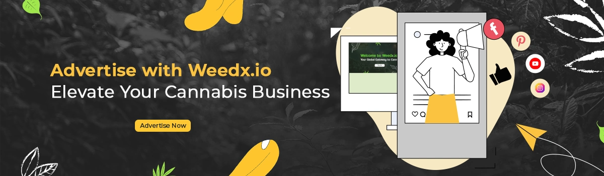 Weedx.io Promotion banner