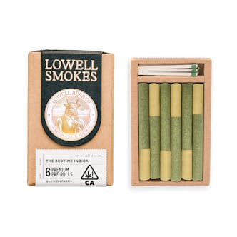 Lowell Herb Co. Lowell Smokes | 3.5g Pre Roll Pack | The Bedtime Indica