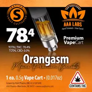 Orangasm - Cured Resin Cart | 0.5g