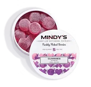 Mindy's Chef Led Artisanal Edibles Freshly Picked Berries | 20-pack