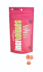 Watermelon Smash Gummies [10pk] (400mg THC) High Dose