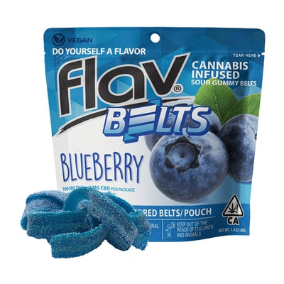 Blueberry Belt (10 piece 100mg bag)