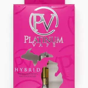 Platinum Vape - 510 Vape Cart - 1g - Raspberry Crave