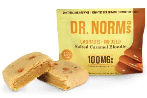 Salted Caramel 100mg Blondie | Brownies