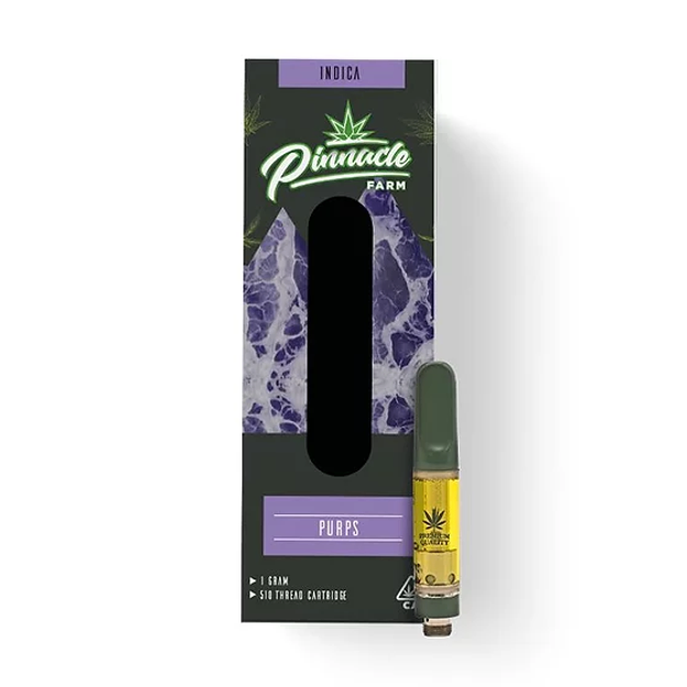 Purps 1g Indica Hybrid High Potency Cartridge