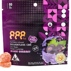 888hz Solventless gummies