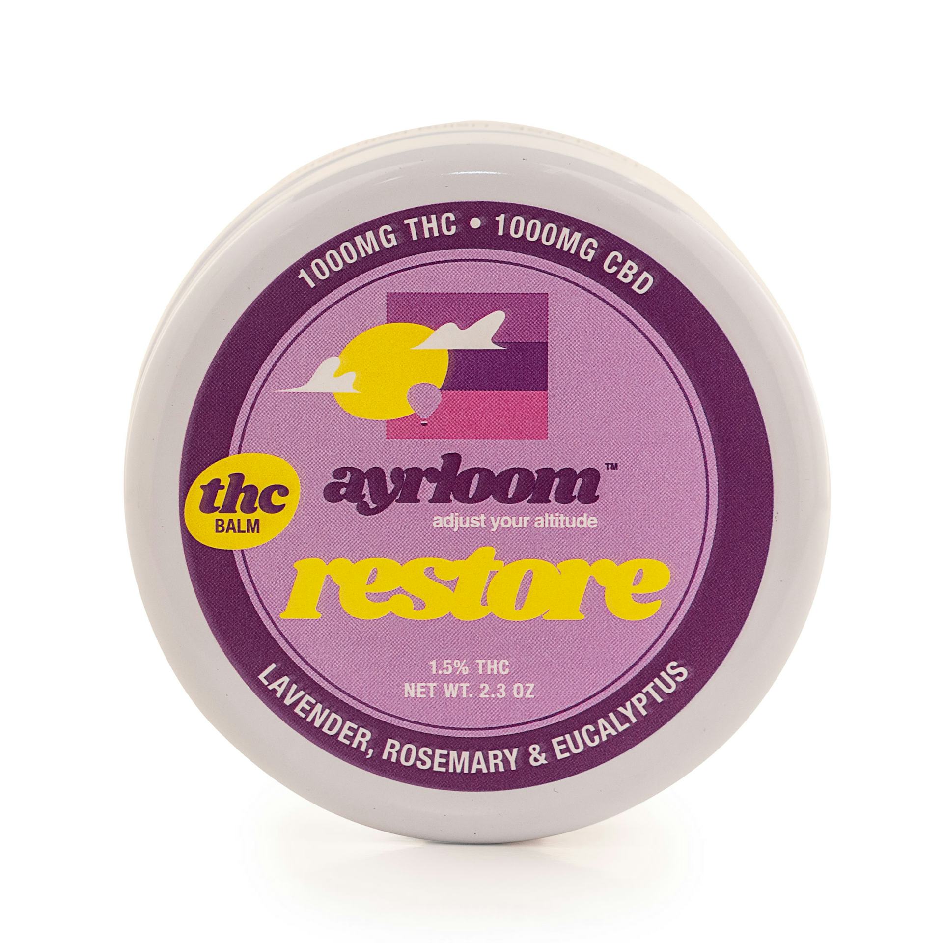 Ayrloom - Restore 1:1 - 1,000mg THC : 1000mg CBD Balm