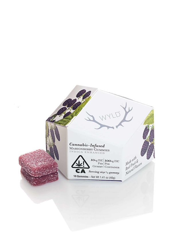 Wyld Marionberry Gummies- Indica