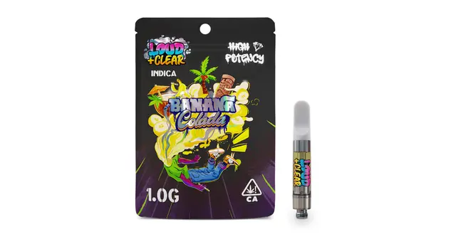 Banana Colada High Potency Cartridge Loud + Clear