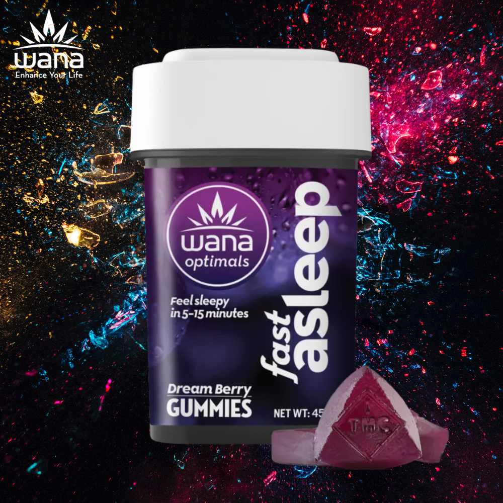 Fast Asleep - Dream Berry (10mg CBD/2mg CBG/2mg CBN/2mg THC) Wana Brands