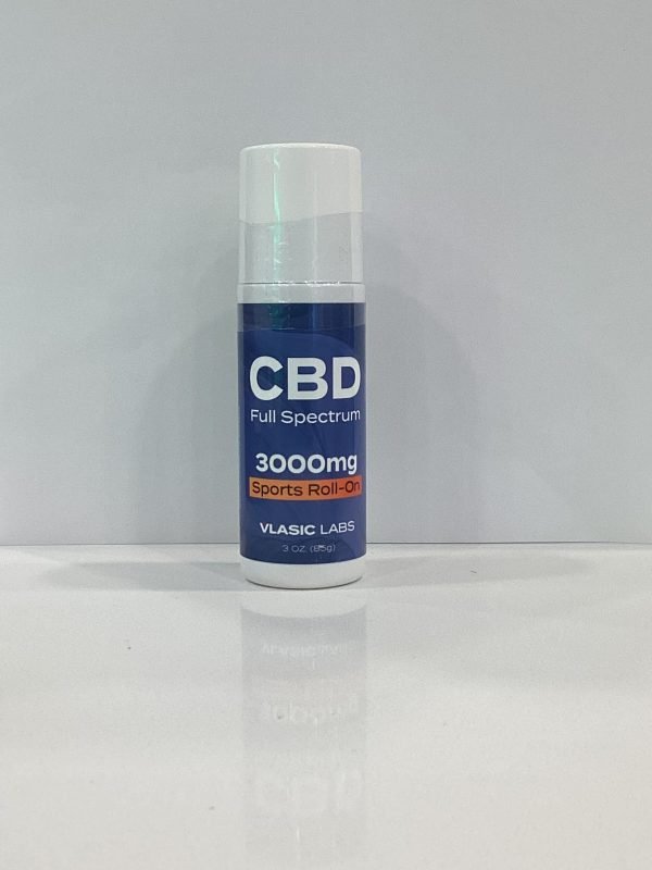 Vlasic Labs CBD Full Spectrum (3000mg) Sports Roll-On (3oz)