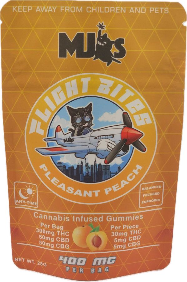 MJ’S FLIGHT BITES (800MG) PLEASANT PEACH