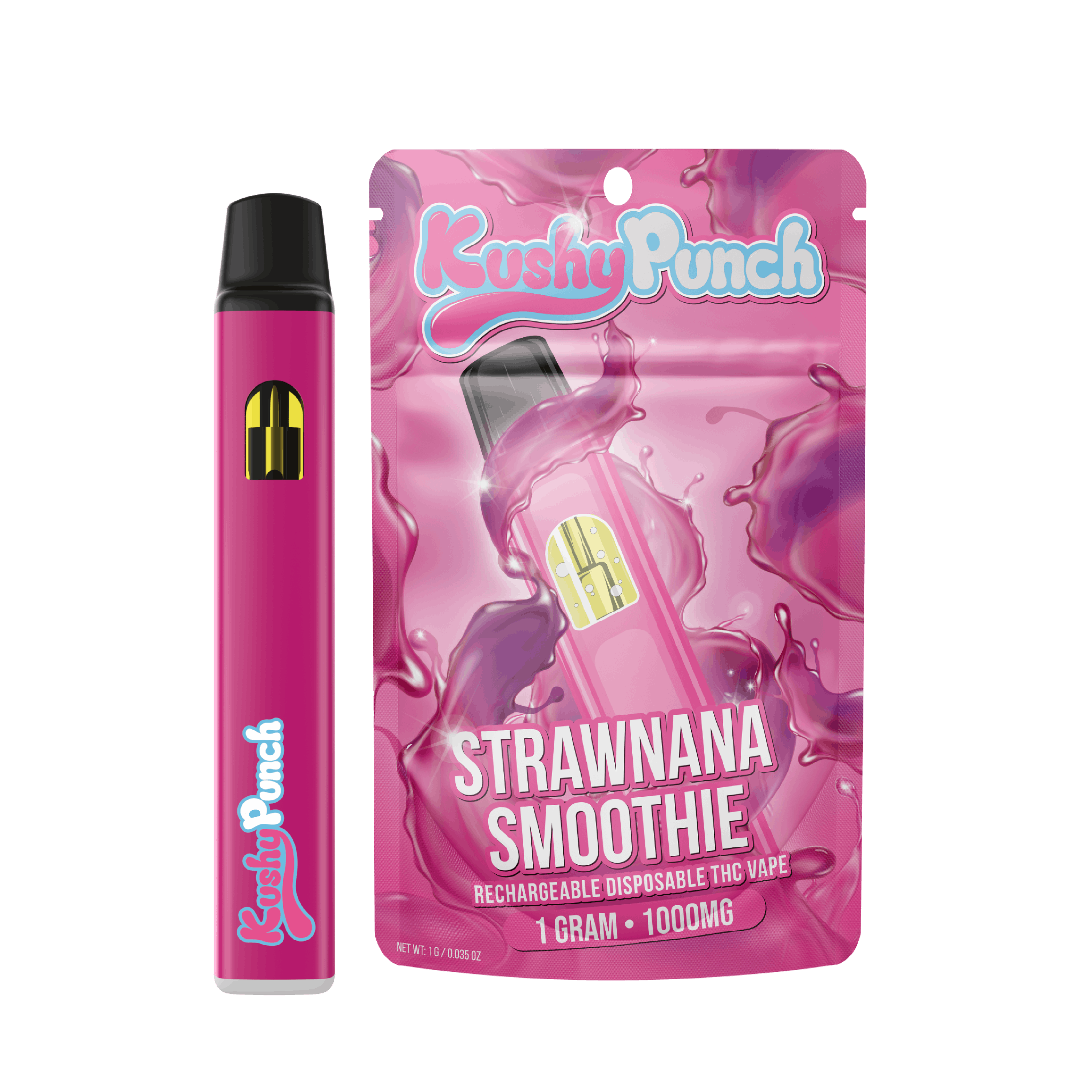 KUSHY PUNCH - STRAWNANA SMOOTHIE - HYBRID - AIO