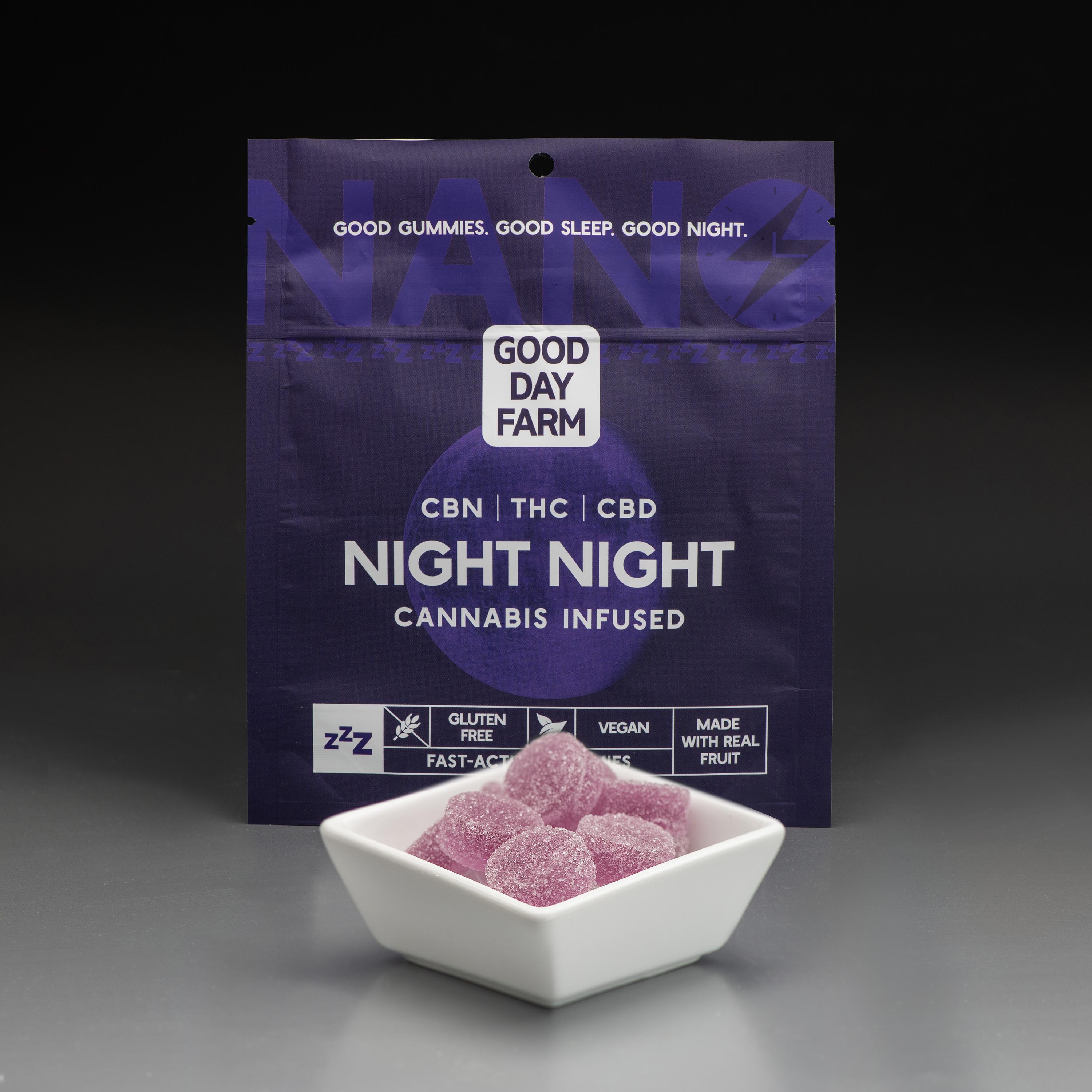 Night Night (40mg CBD/40mg THC/50mg CBN) Good Day Farm