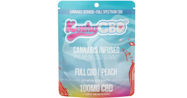 Original Peach CBD Gummy Kushy Punch