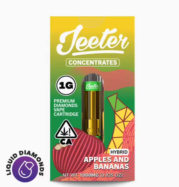 Jeeter Juice Liquid Diamonds Vape Cartridge - Apples and Bananas