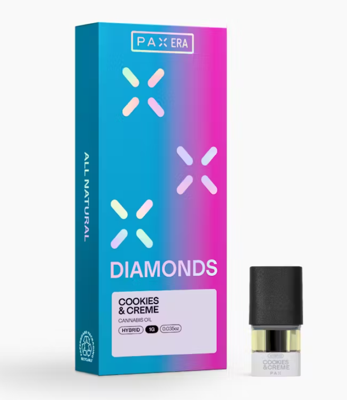 PAX Diamonds - Cookies & Creme - 1g Pod