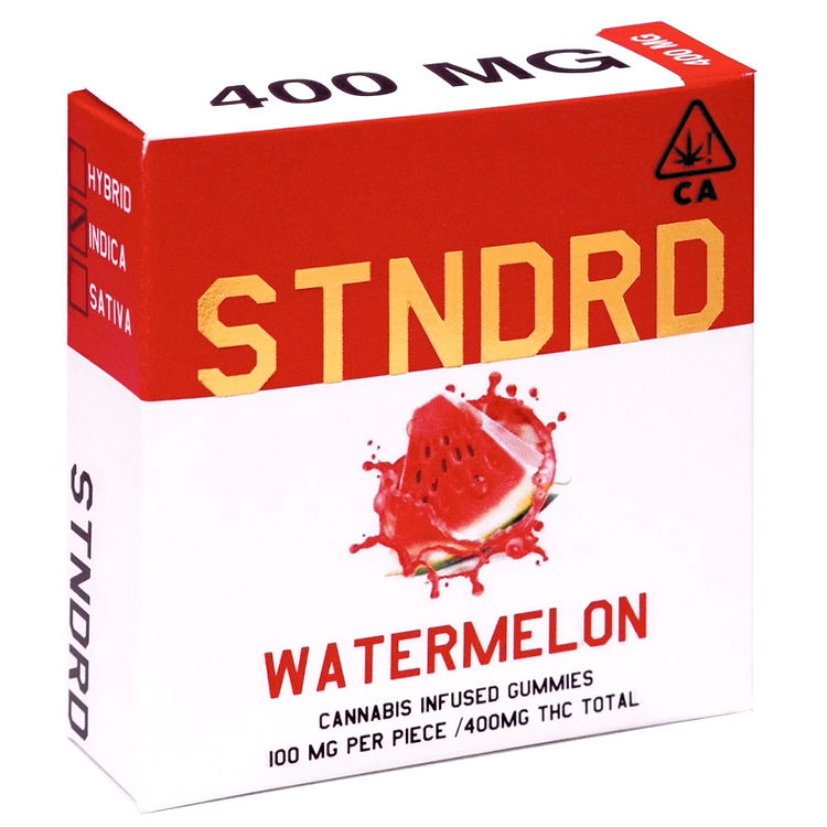 STNDRD Sativa 400 MG Watermelon Gummies