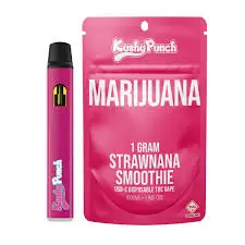 KUSHY PUNCH | Vape Cartridge | Disposable | Strawnana Smoothie