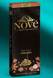 Nove Sea Salt Caramel Milk Chocolate 100mg